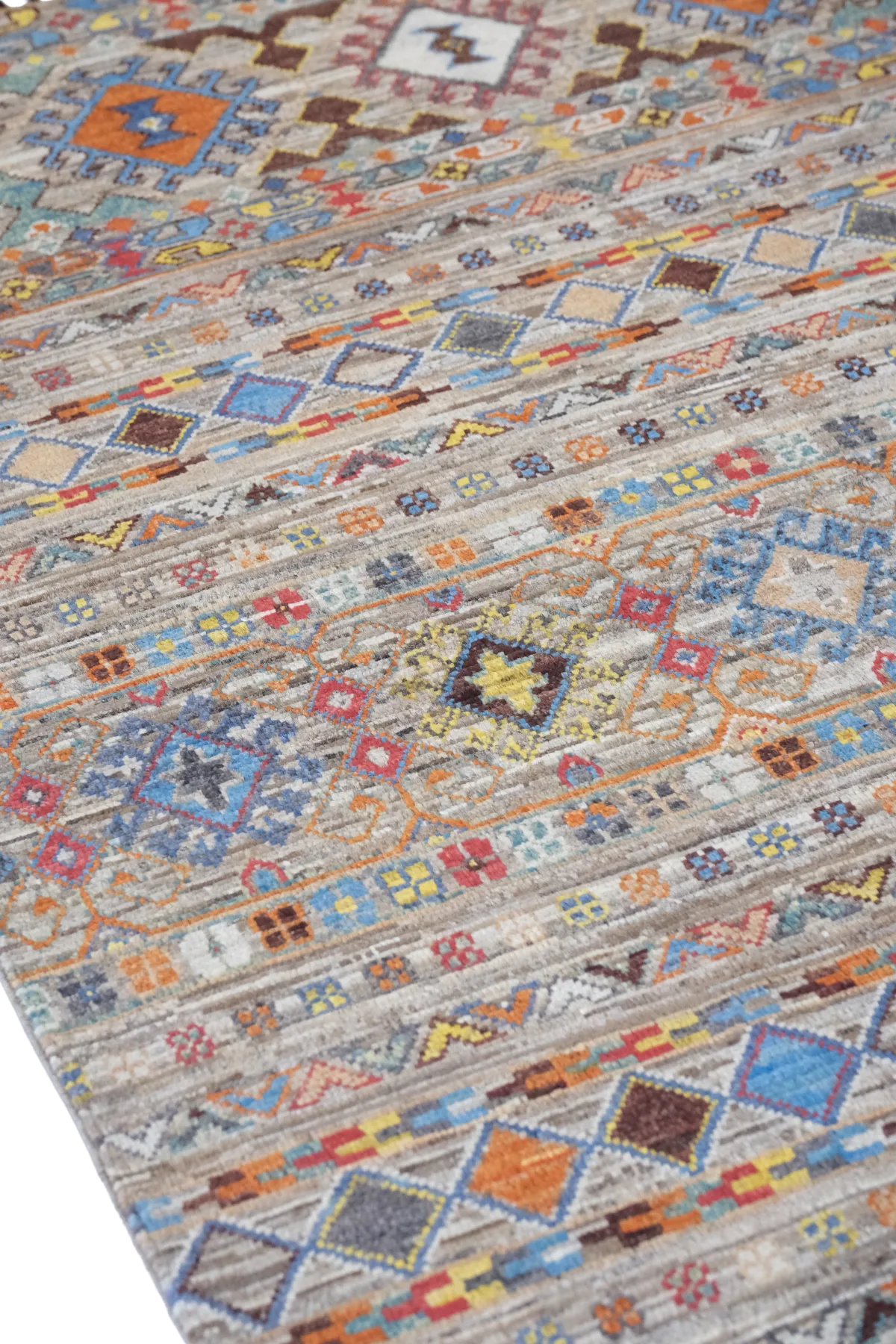 Afgan Halı   %100 Saf Yün   1.23x1.78=2.21m2  35x40 ilmek