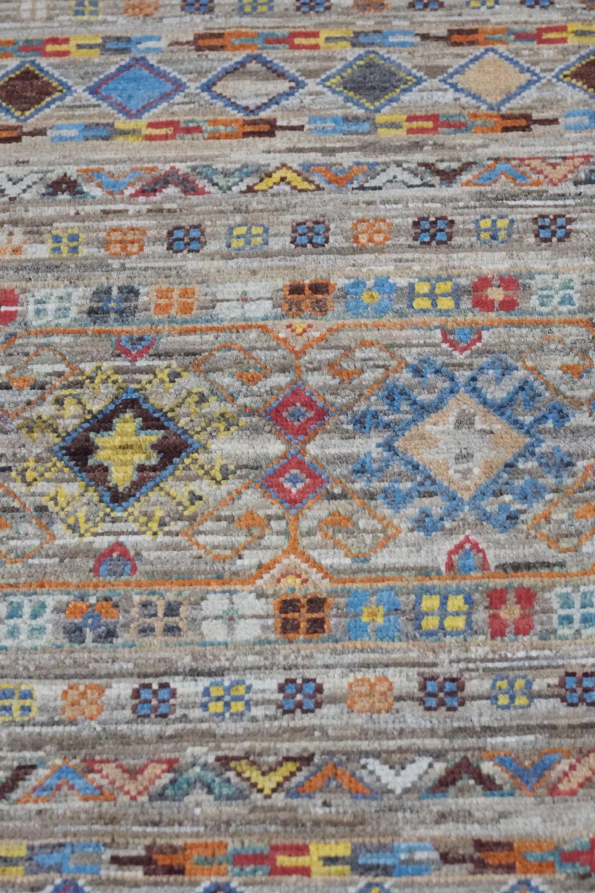 Afgan Halı   %100 Saf Yün   1.23x1.78=2.21m2  35x40 ilmek