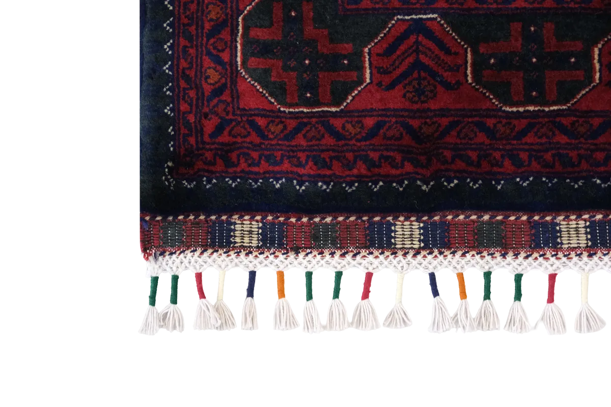 Afgan Halı   %100 Saf Yün   1.95x1.49=2.90m2  50x50ilmek