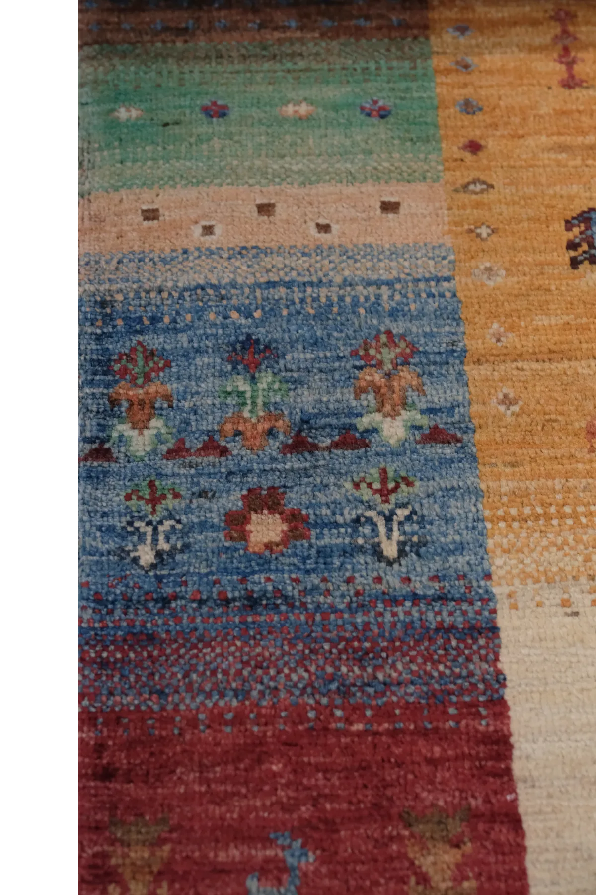 Afgan Halı  %100 Saf Yün  2.01x.1.53= 3.07m2  35x40 ilmek