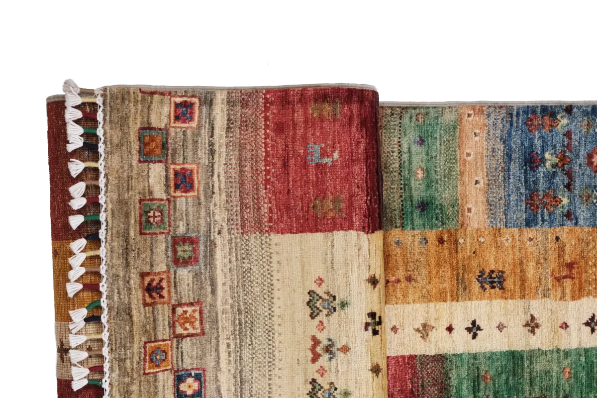 Afgan Halı  %100 Saf Yün  2.01x.1.53= 3.07m2  35x40 ilmek