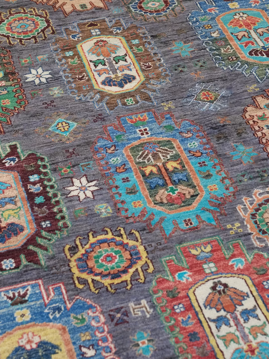 Afgan Halı   %100 Saf Yün   2.99x2.00=5.98m2  35x40 ilmek