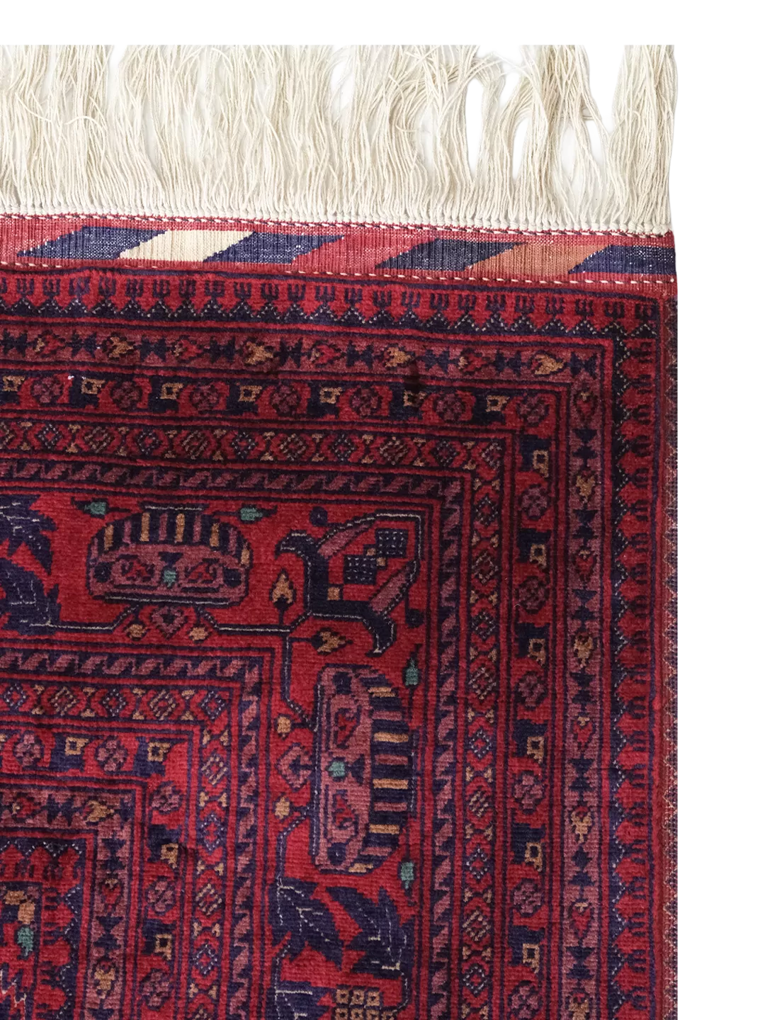 Afgan Halı   %100 Saf Yün   2.95× 2.01 =5.92m2  35x45ilmek