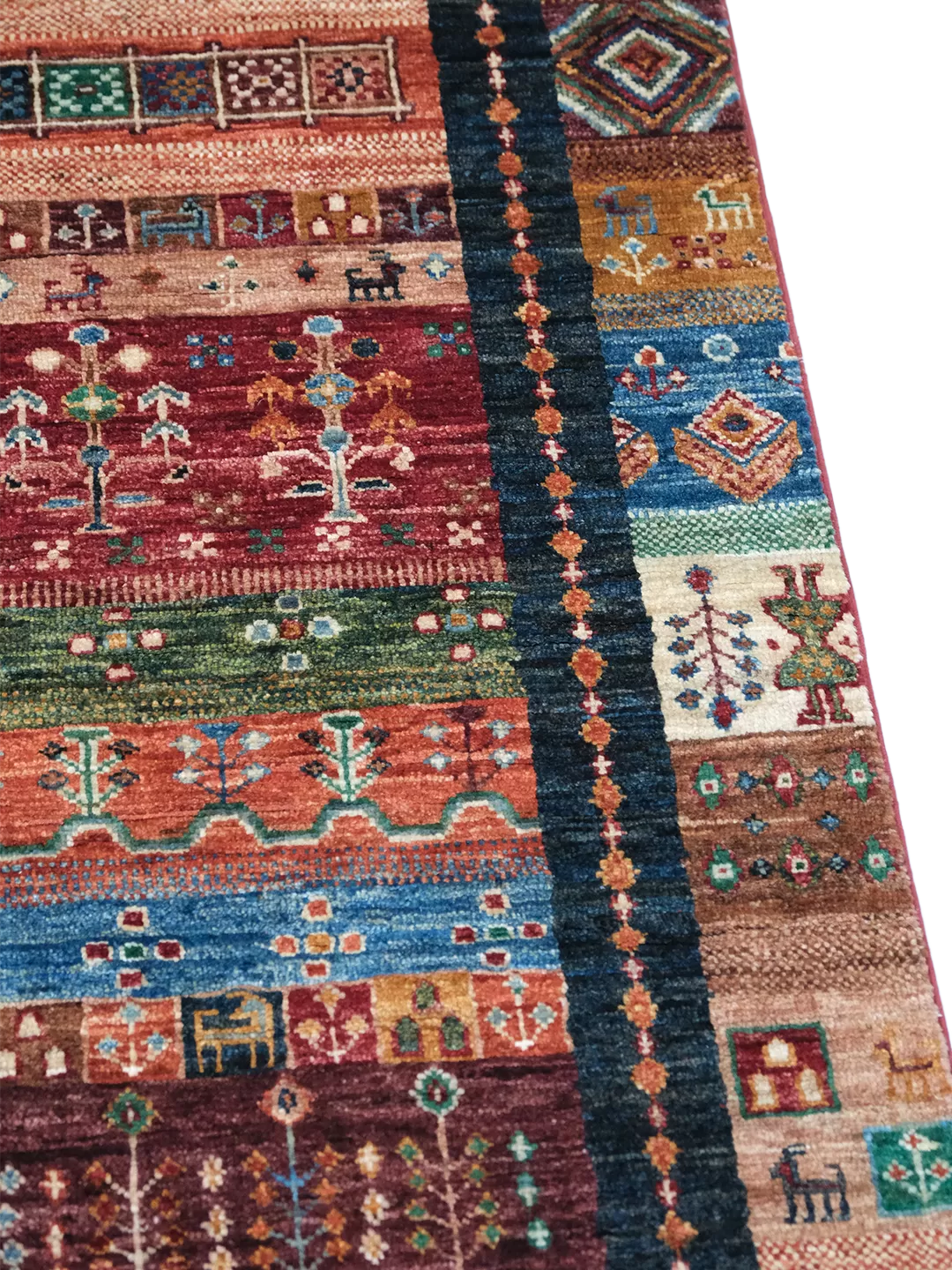 Afgan El Dokuma Yolluk   %100 Saf Yün   2.76× 0.82 =2.26 m2