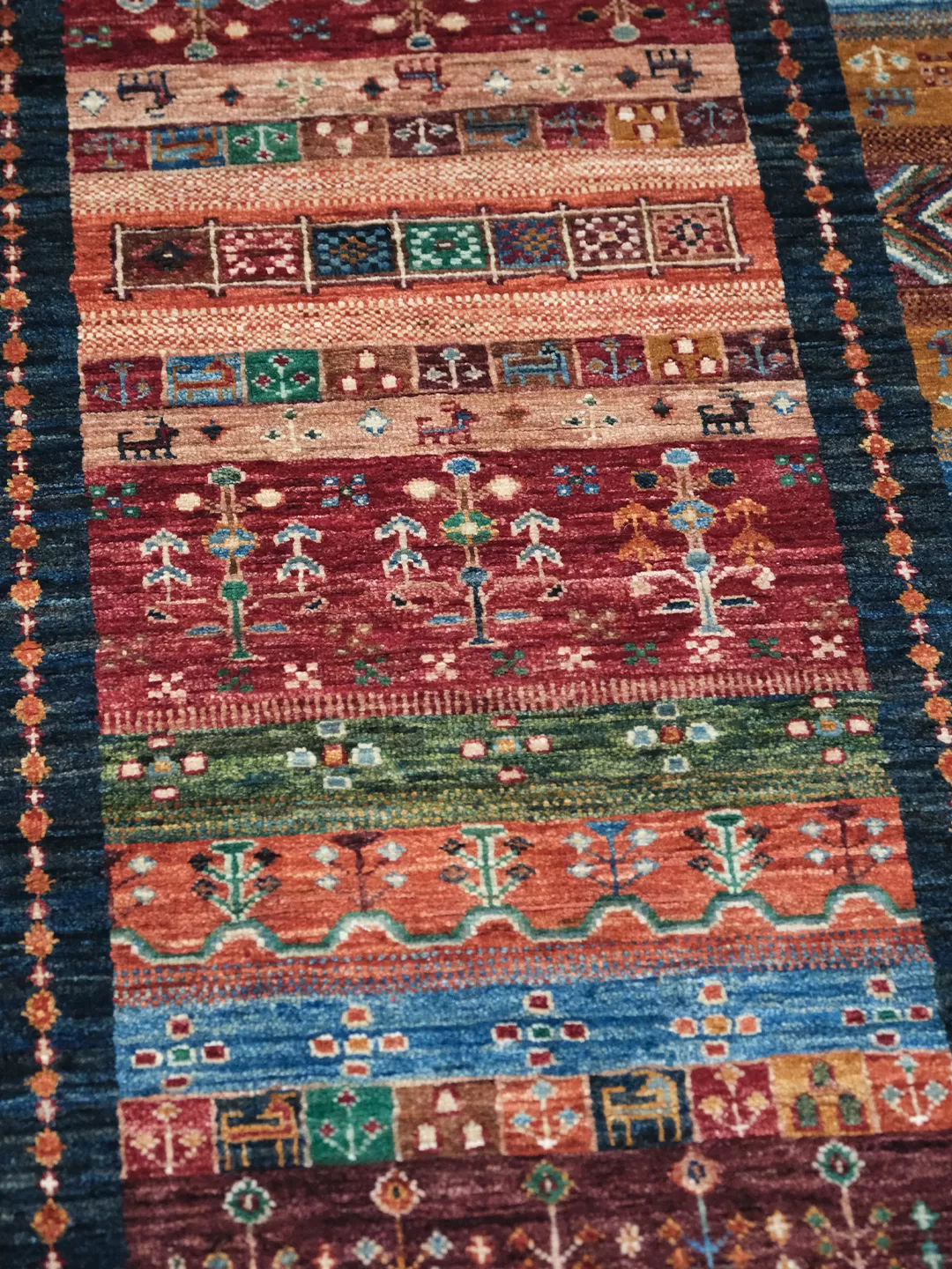 Afgan El Dokuma Yolluk   %100 Saf Yün   2.76× 0.82 =2.26 m2