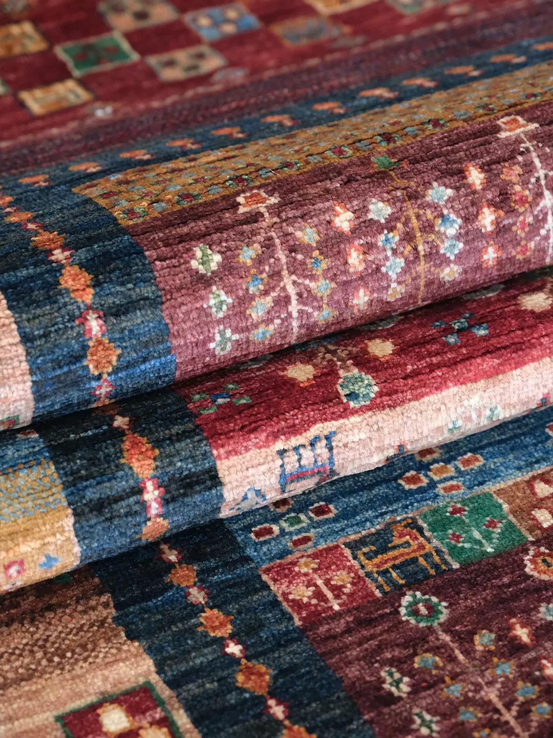 Afgan El Dokuma Yolluk   %100 Saf Yün   2.76× 0.82 =2.26 m2