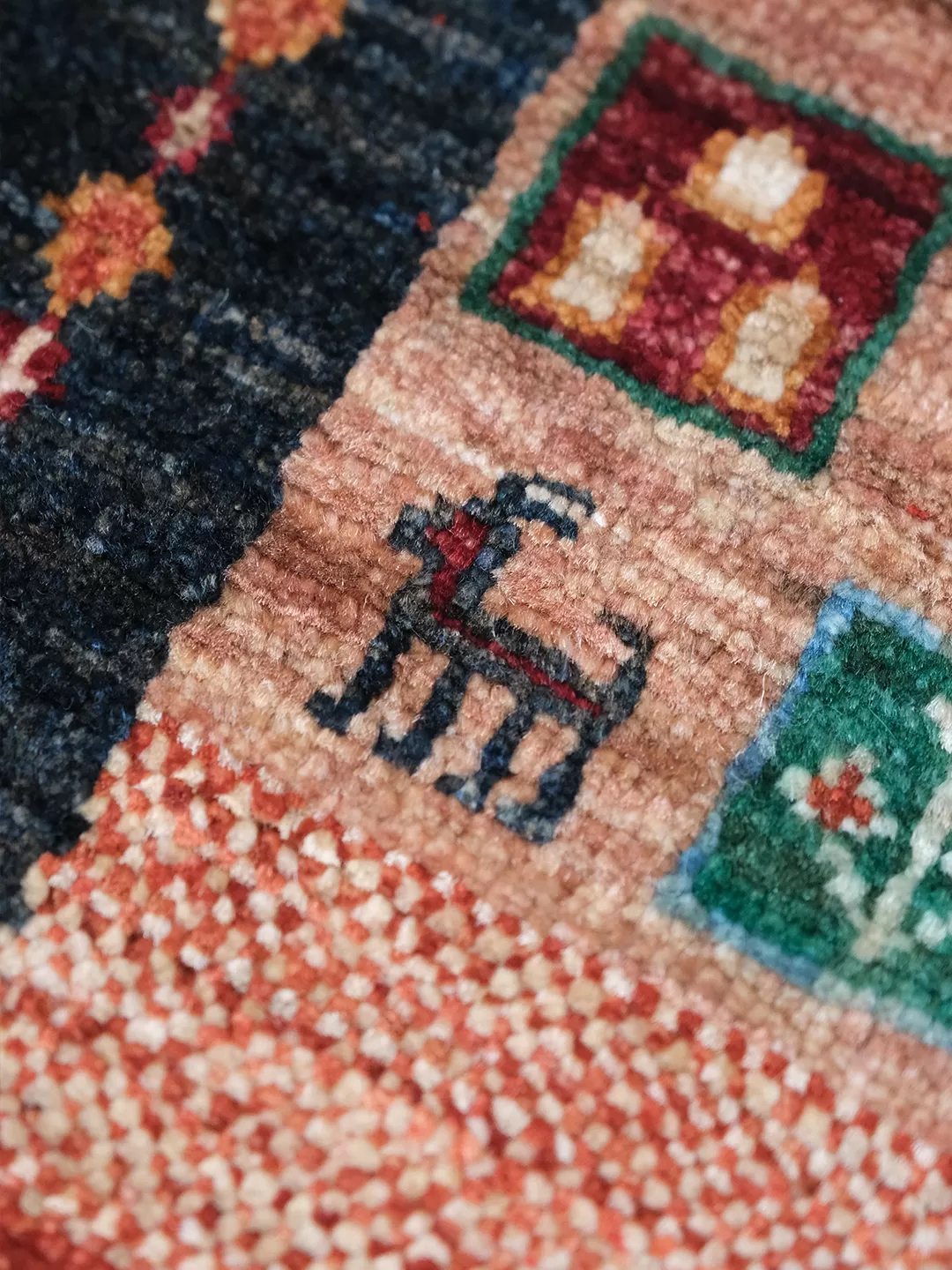 Afgan El Dokuma Yolluk   %100 Saf Yün   2.76× 0.82 =2.26 m2