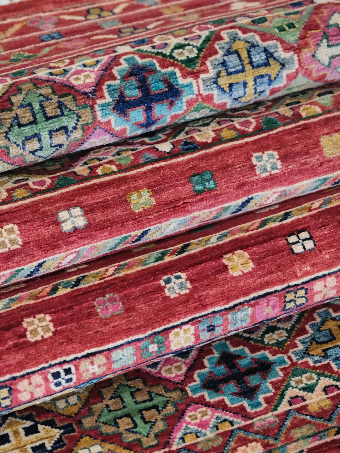 Afgan El Dokuma Yolluk   %100 Saf Yün   2.91× 0.81 =2.36 m2