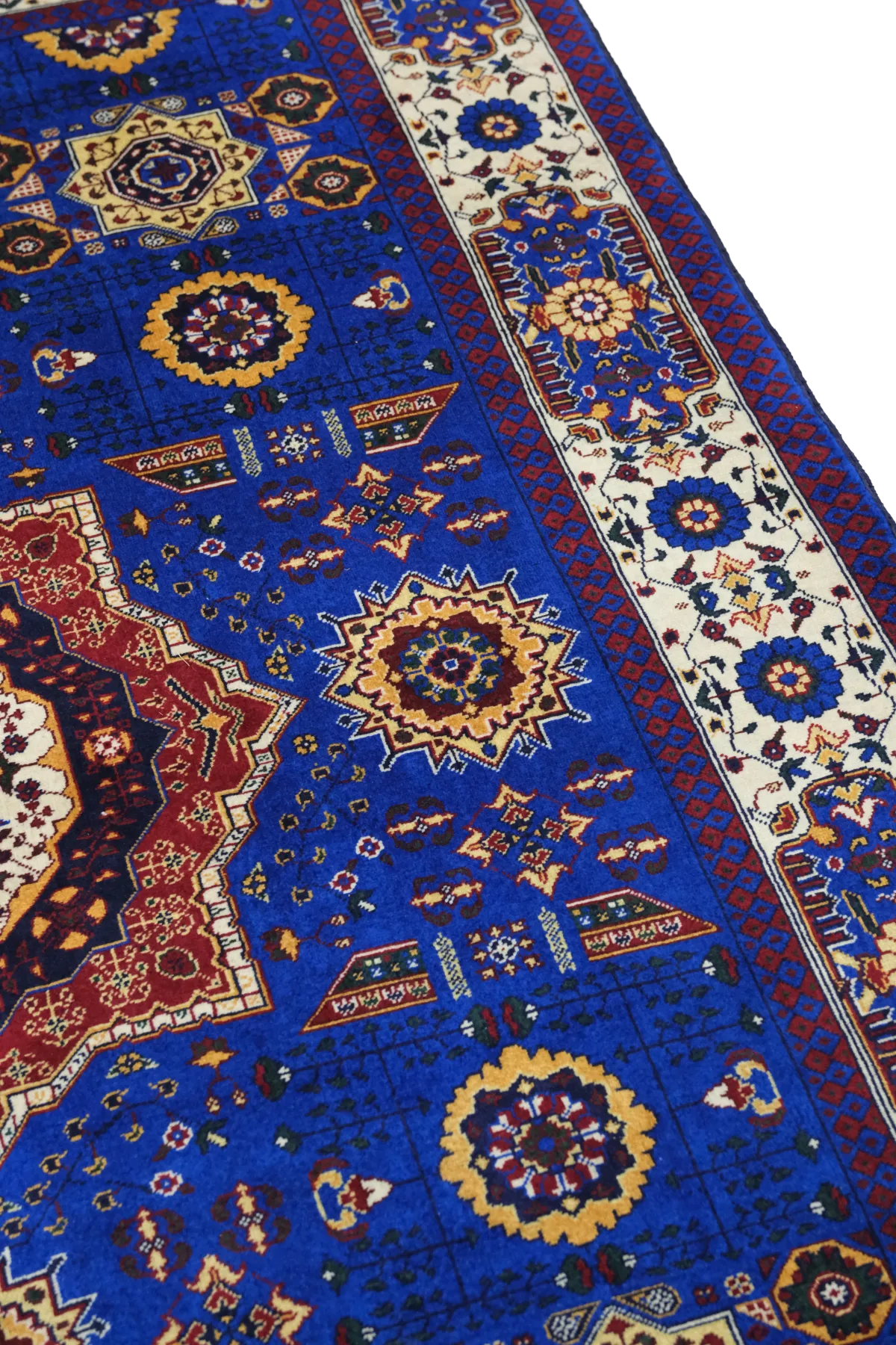 Afgan Halı  %100 Saf Yün  2.00x.1.53= 3.06m2  35x40 ilmek